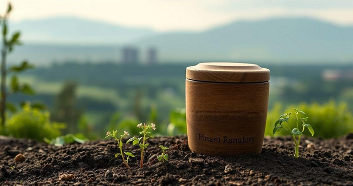Urna funerária ecológica transforma despedidas em ações sustentáveis