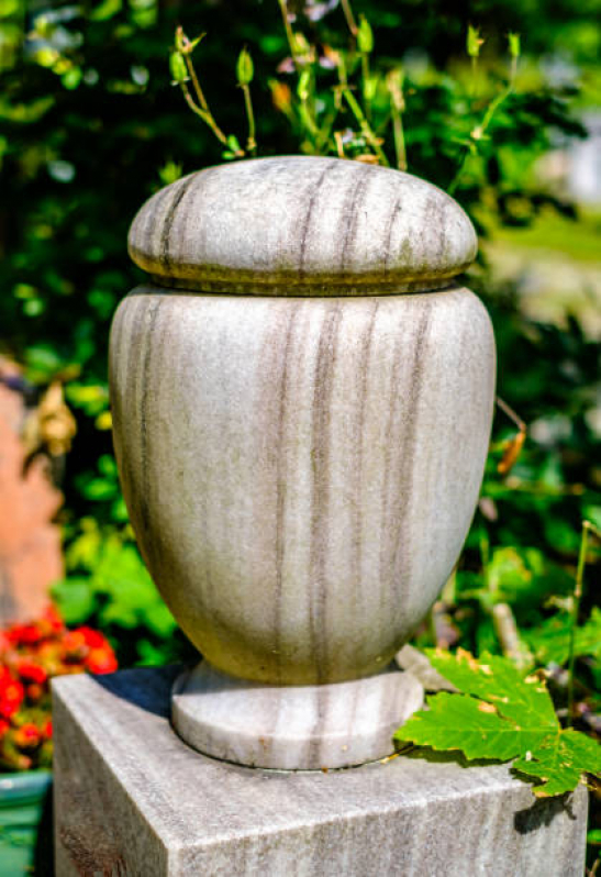 Urna de Cinzas Água Verde - Urna para Cremação